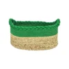 Merry And Bright Small Woven Green Storage Bin -Storage And Cleaning 7738587