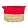 Merry And Bright Large Woven Red Storage Bin -Storage And Cleaning 7738588