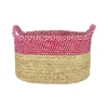 Merry And Bright Medium Woven Candy Cane Stripe Storage Bin