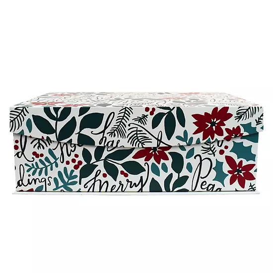St. Nicholas Square® Large Holiday Paper Storage Box With Hinge 3 St. Nicholas Square® Large Holiday Paper Storage Box With Hinge