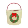 Merry And Bright Wreath Storage Bin With Handle 1 Merry And Bright Wreath Storage Bin With Handle -Storage And Cleaning 7747782