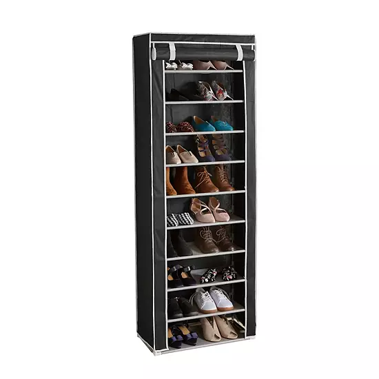 BrylaneHome Eve Single Shoe Rack 4 BrylaneHome Eve Single Shoe Rack - Image 2