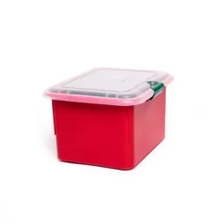 Homz String Light Storage Container With 4 Cord Wraps -Storage And Cleaning 7810421 ALT4