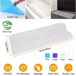 Bath Tub Mat Non-Slip 9 Bath Tub Mat Non-Slip -Storage And Cleaning 7877251 ALT2
