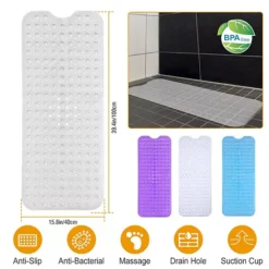 Bath Tub Mat Non-Slip 10 Bath Tub Mat Non-Slip -Storage And Cleaning 7877251 ALT3