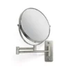 Wall Mounted Bathroom Mirror With 8X/1X Magnifications AndExtending Folding Arm -Storage And Cleaning 7973045 Satin Nickel