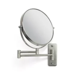 Wall Mounted Bathroom Mirror With 8X/1X Magnifications AndExtending Folding Arm